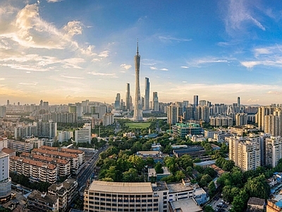 现代城市背景