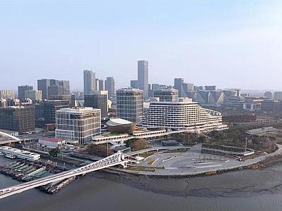 现代城市背景