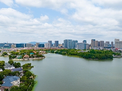 现代城市背景