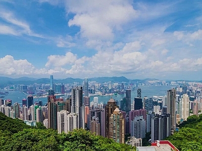 现代城市背景