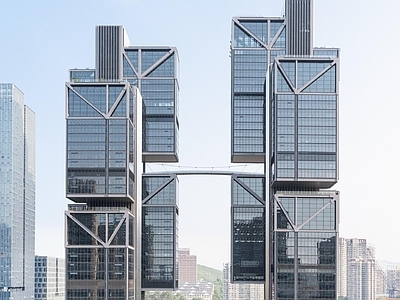 现代城市背景