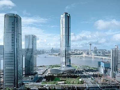 现代城市背景