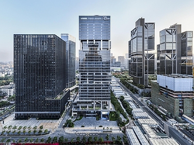 现代城市背景
