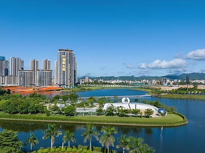 现代城市背景