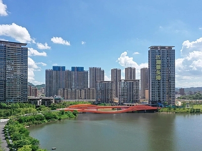 现代城市背景