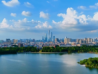 现代城市背景