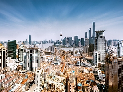 现代城市背景