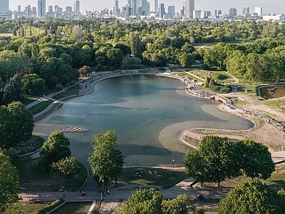 现代城市背景