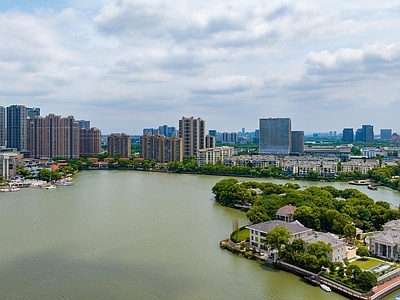 现代城市背景