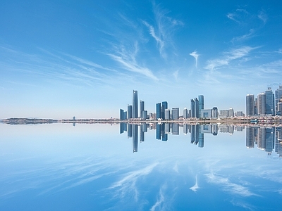 现代城市背景
