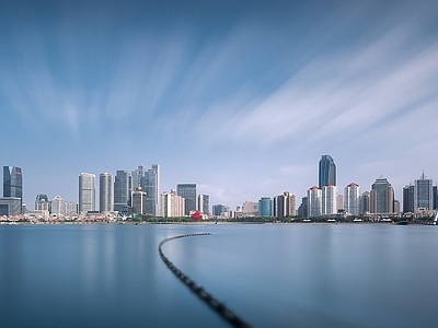 现代城市背景