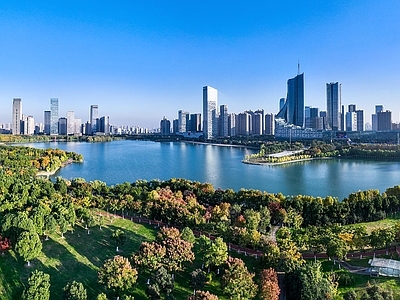 现代城市背景