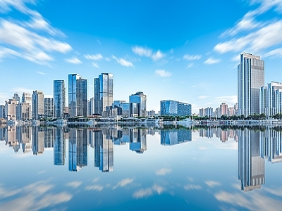 现代城市背景