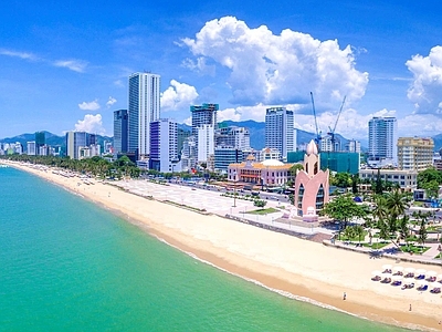 现代城市背景