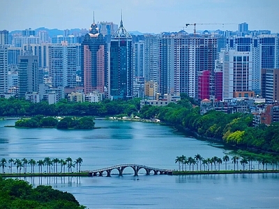 现代城市背景