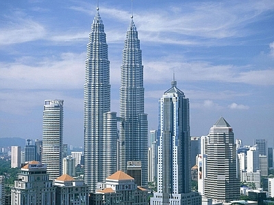 现代城市背景