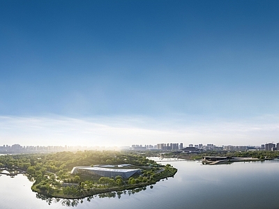 现代城市背景