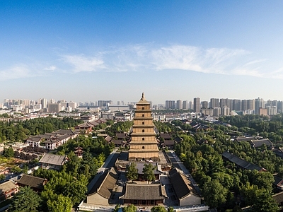 现代城市背景