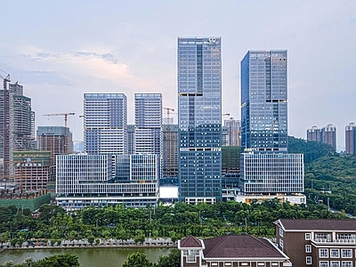 现代城市背景