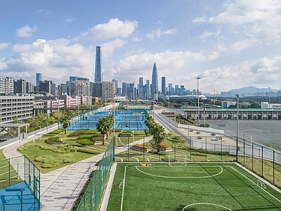 现代城市背景