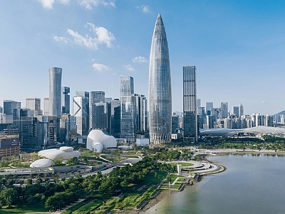 现代城市背景