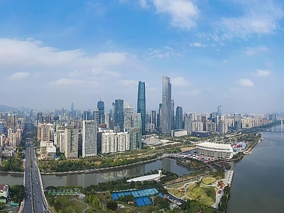 现代城市背景