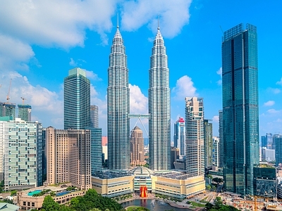 现代城市背景