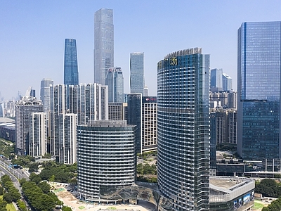 现代城市背景