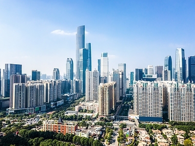 现代城市背景
