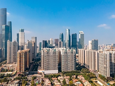 现代城市背景