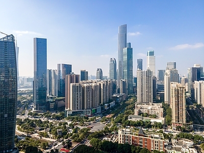 现代城市背景
