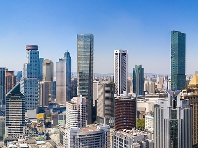现代城市背景