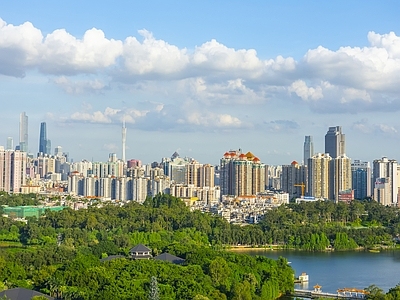 现代城市背景