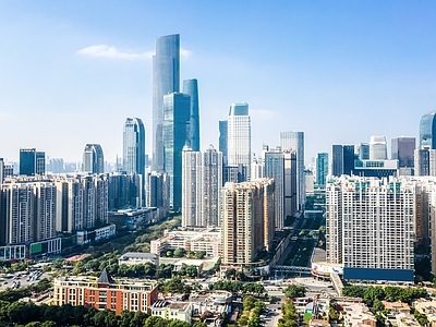 现代城市背景