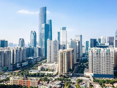 现代城市背景
