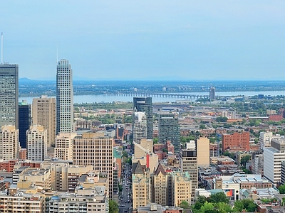 现代城市背景
