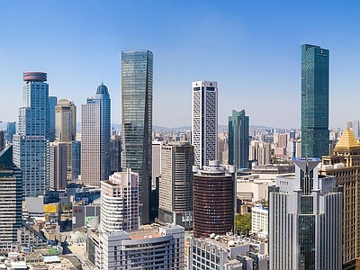 现代城市背景
