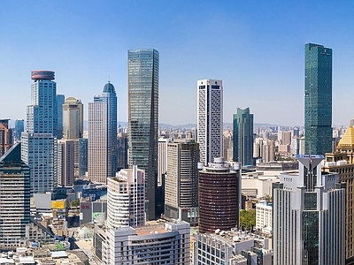 现代城市背景