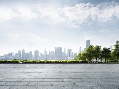 现代城市背景