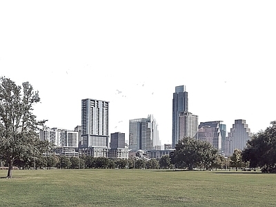 现代城市背景