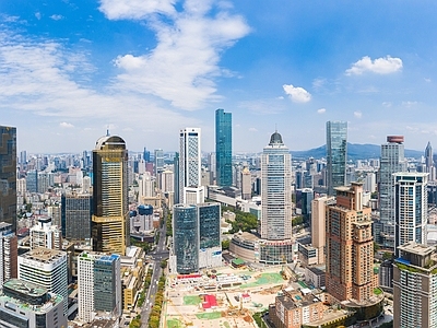 现代城市背景