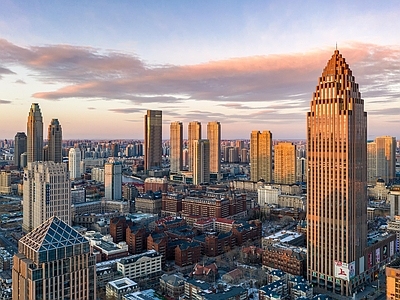 现代城市背景