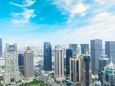 现代城市背景