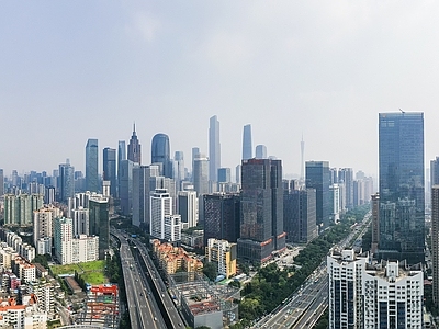 现代城市背景