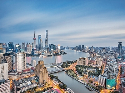 现代城市背景