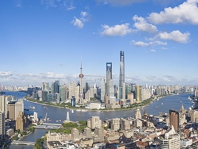现代城市背景