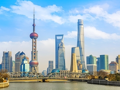 现代城市背景