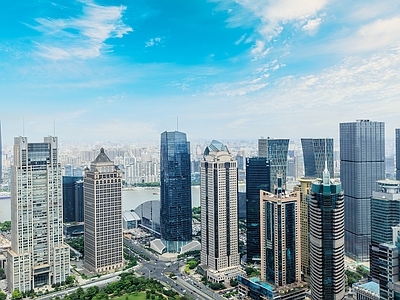 现代城市背景