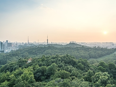 现代城市背景