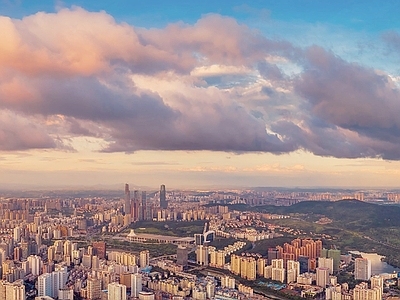 现代城市背景